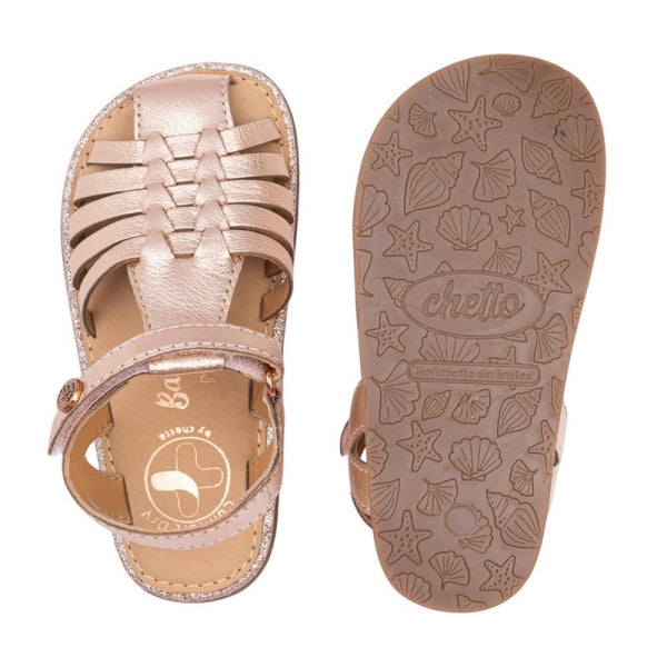 Chetto Sandália Cangrejera ORO ROSADO