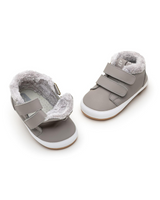 Tip Toey Joey GREY FLUFFY BOOT