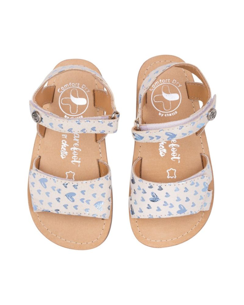 Chetto Sandália Velcro CORAÇÕES