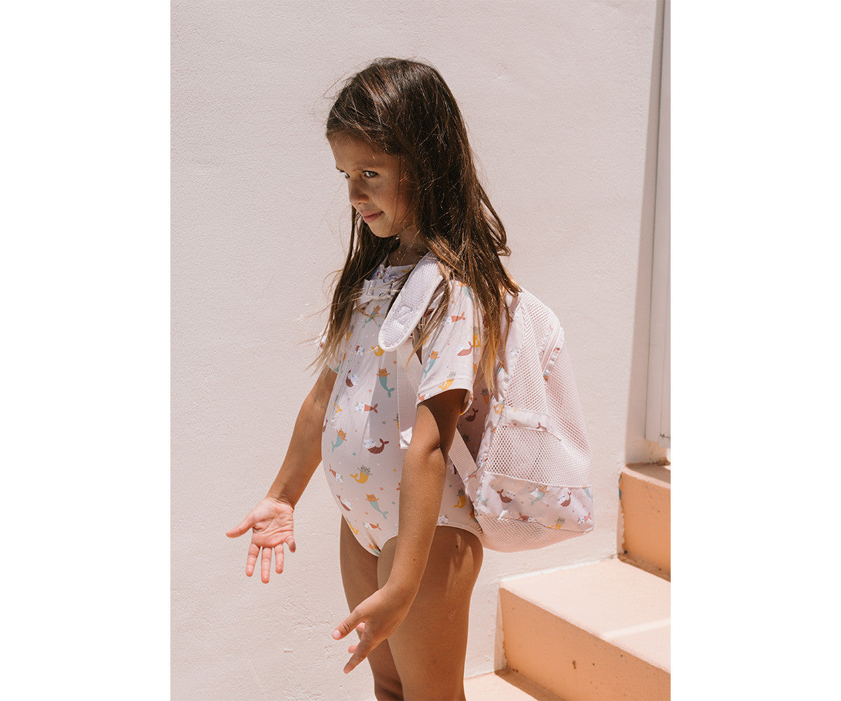 Mochila Anti Areia Sereia BRANCA