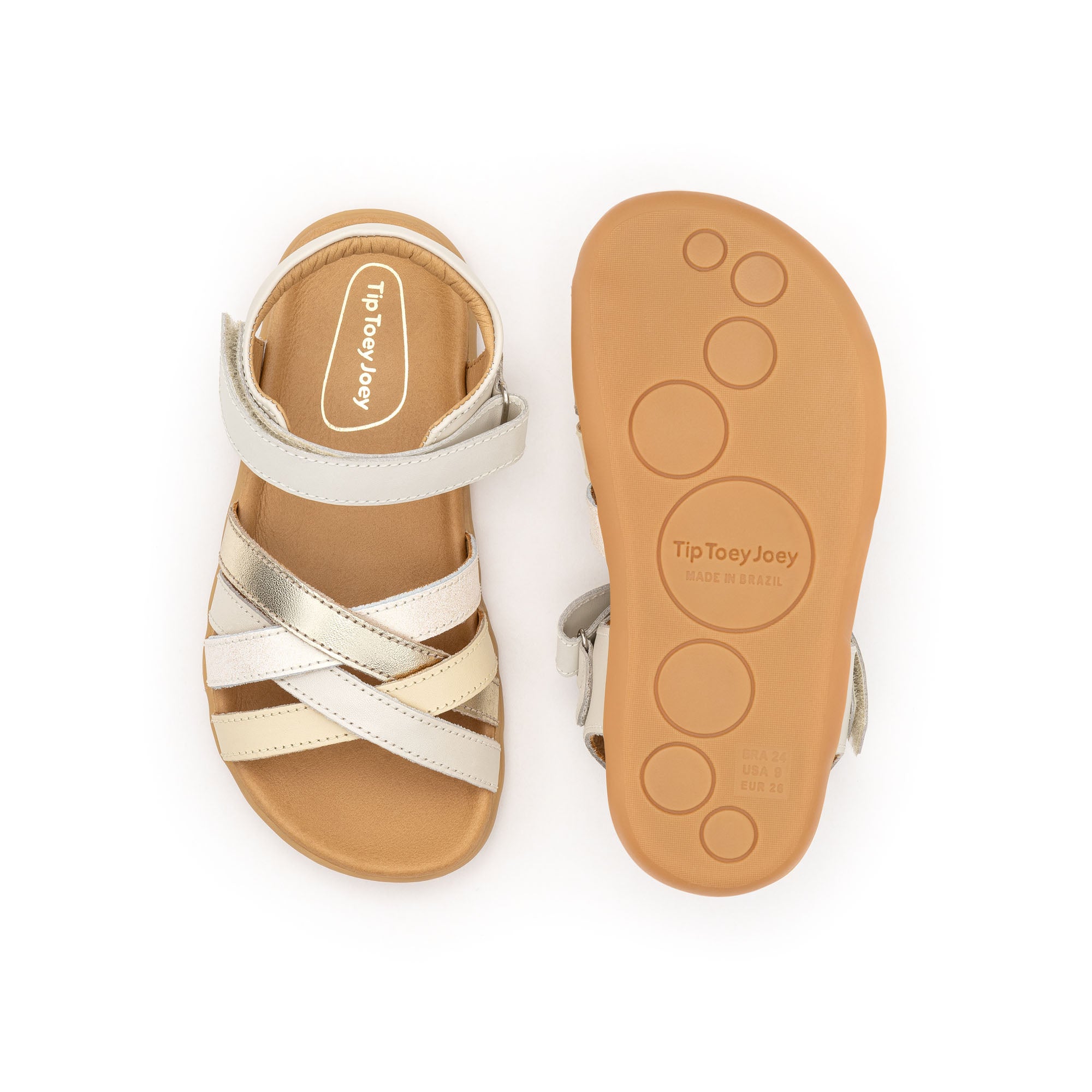 Tip Toey Joey Criss Cross WHITE DREAM