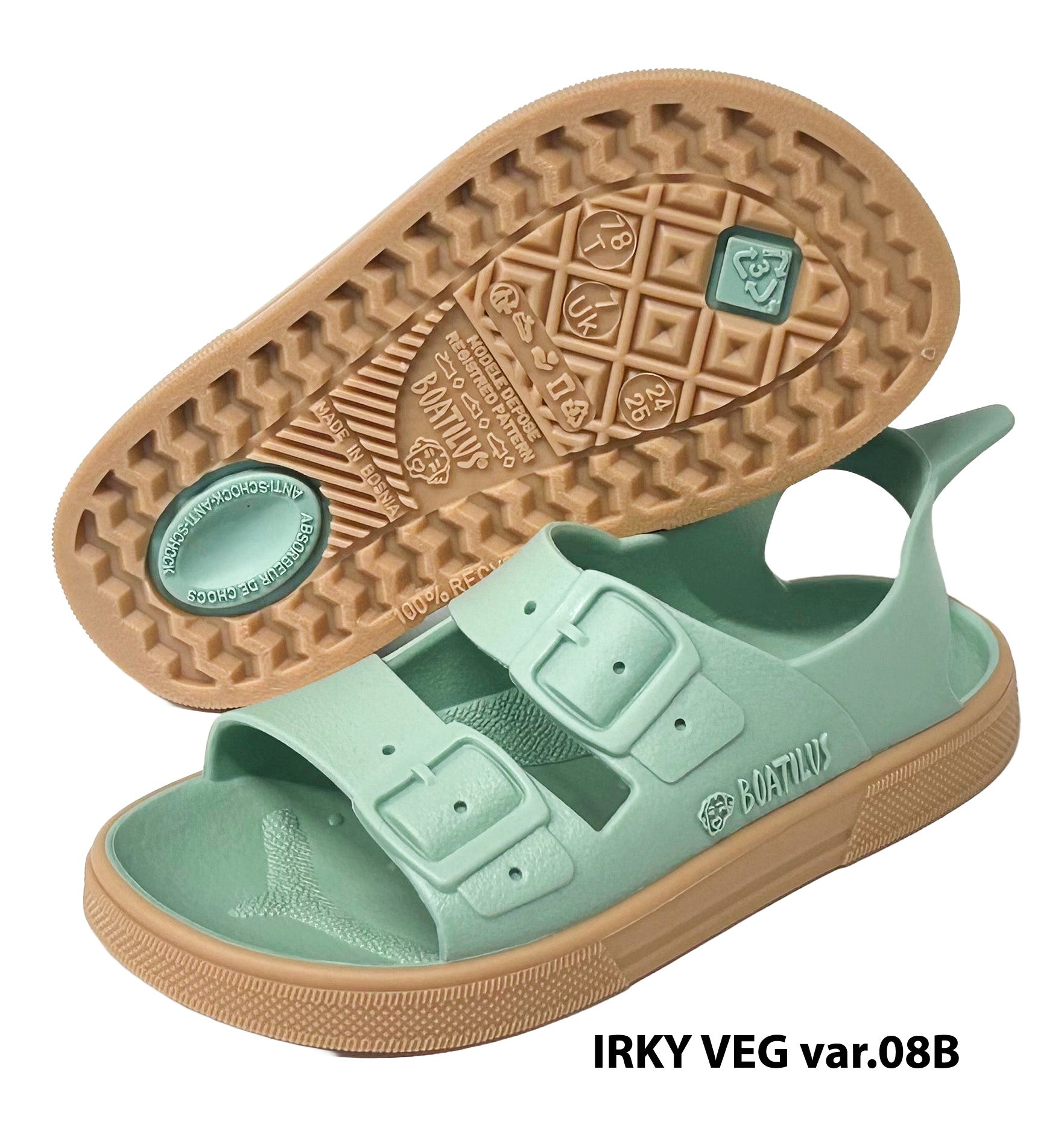 Boatilus Irky PASTEL GREEN